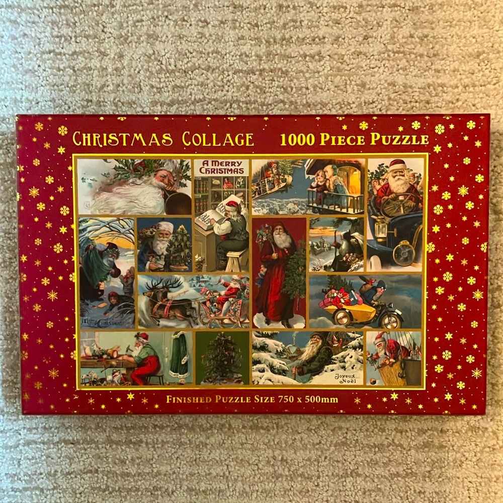 🧩Complete🧩 Robert Frederick Christmas Collage - 1000 piece puzzle